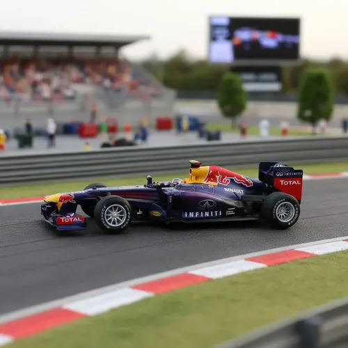 Miniaturas F1 Red Bull 7 Carros 1/43 Bburago Acrílico