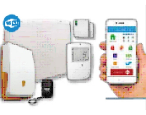 Imagen 1 de 10 de Kit Alarma Inalámbrica Wifi Marshall Ip App Domiciliaria