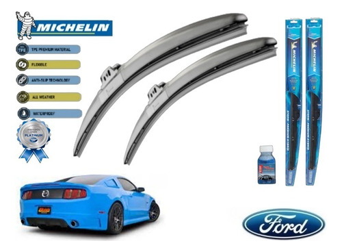 Par Plumas Limpiabrisas Ford Mustang 2013 A 2014 Michelin