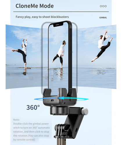 Extensión Facial Multifuncional Para Selfie Stick Andoer Q18