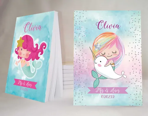 comprar Sirenas Souvenir Anotador Personalizado 10x14 X36!!!