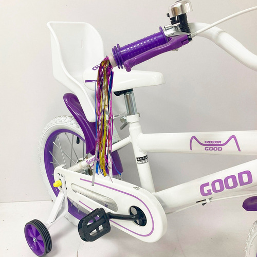 Bicicleta Rosada Para Nena Rodado 14 Con Armado Gratis