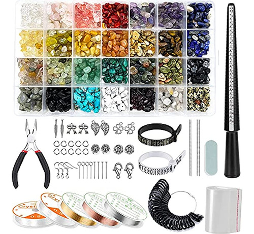 Kit Para Hacer Joyas De 1784 Piezas Con Cuentas De Cristal D