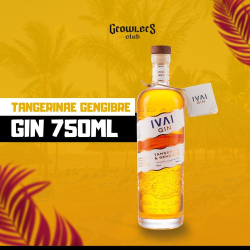 Ivaí Gin Tangerina E Gengibre Sabor Refrescante E Exclusivo Clássico