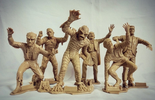 Monstruos Universal Vintage Set Completo De 6 Figuras 