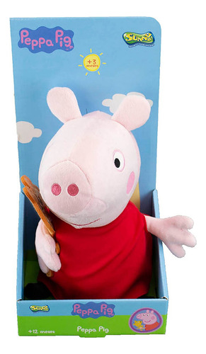 Pelúcia Peppa Pig 30cm 2340 Sunny Brinquedos