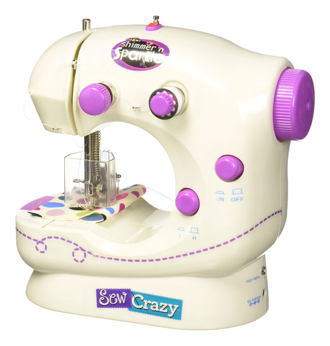 Shimmer & Sparkle Máquina De Coser Loca Con Diadema De Lentejuelas Mágicas Juego