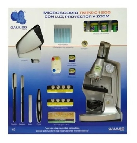 Microscopio Galileo Tmpz-c1200 Con Proyector Con Luz 