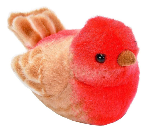 Wild Republic Audubon Birds House Finch Plush Con Sonido De