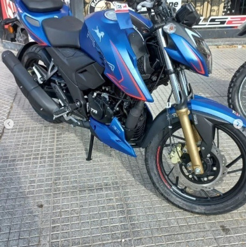 Imagen 5 de 22 de Moto Tvs Rtr 200 Fi Abs New Model Retira Cn Defensas De Regl