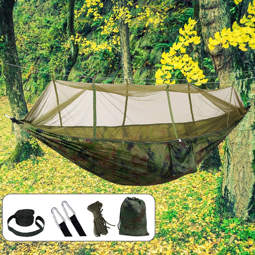 Hamaca Para 2 Personas Con Accesorios De Red, Hamaca Multi