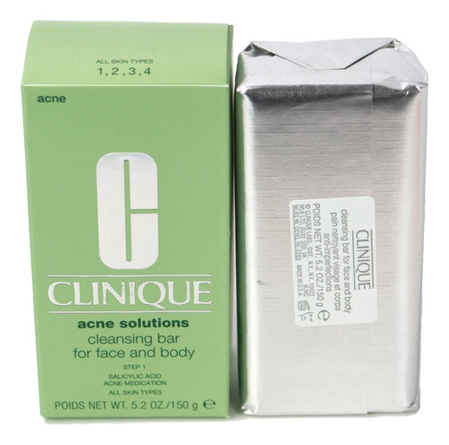 Clinique Barra Limpiadora De Acne Solutions Para Rostro Y C.