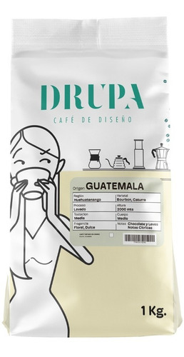 Café De Especialidad En Grano Guatemala Bourbon X 1 Kg Drupa