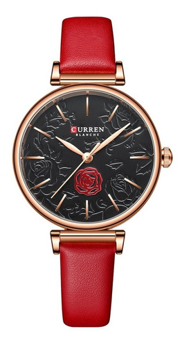  Reloj De Cuarzo Para Damas Marca Curren Modelo 9078 De Lujo