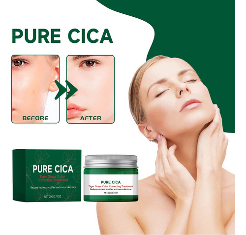 Hd Crema Facial Reparadora Roja G Centella Asiatica,