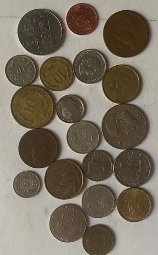 Lote De Monedas México Portugal Filipinas Suiza  920/8m