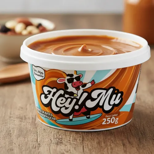 Doce Leite Hey Mo Hey Mu 250g - Dieta Zero Açúcar Cross Fit