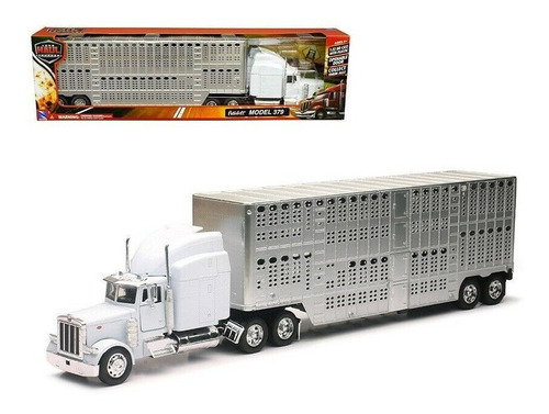 Trailer Peterbilt 379 Ganadero - New Ray Escala 1:32