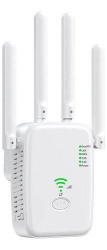 Repetidor Wifi Inalambrico 2,4ghz 300mbps Wps 4 Antenas