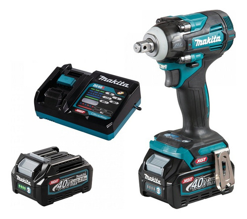 Chave De Impacto 40v Tw004gz Makita 2bat 2,5ah 40v Carregad