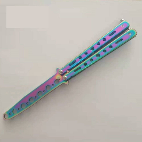 Cuchillo Mariposa Color Práctica Cuchillo Peine De Mariposa1