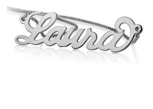 Dije Collar Nombre Personalizado En Plata 950 Tiendataller