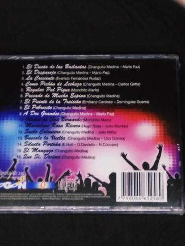 Cd Changuito Medina El Dueno De Las Bailantas Supercultura