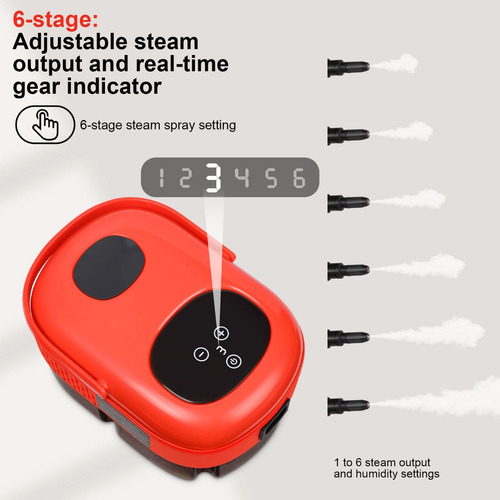 Limpiador A Vapor De Alta Temperatura De 2500 W, Enchufe Eur