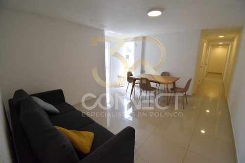 Departamento En Renta En Polanco 4r/2b/1e - Amueblado - 120m2