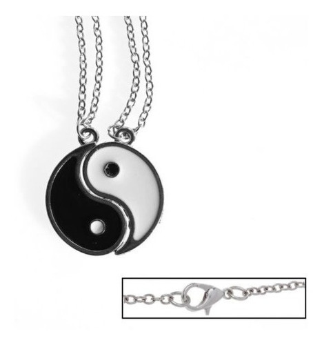 Blanco Y Negro Grande Ying Yang Yin Tai Chi Mejor Amigos Esm