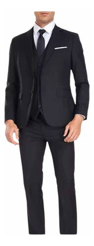 Traje Entallado De Mecanica + Chaleco Entallado. 3 Piezas