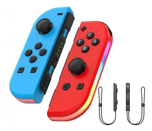Joy-con Inalámbrico Con Luces Compatible Con Nintendo Switch