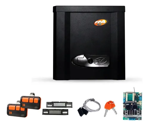 Kit Motor Portão Ppa Dz Eurus Ind 1000 Jetflex Rápido 1hp Preto 60