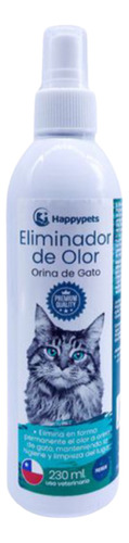 Eliminador De Olor De Orina De Gatos Sray Happypets 230 Ml