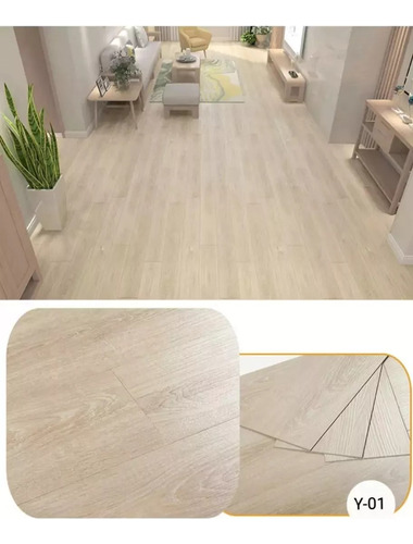 Vinil Piso Autoadhesiva Modelo Madera Paquete De 0.97 M²