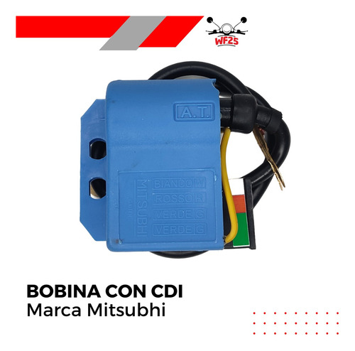 Bobina Con Cdi Incorporado Para Vespa