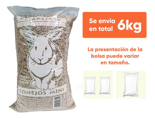 Imagen 2 de 10 de Alimento Balanceado Conejos Especial Balanceado 3 Kg