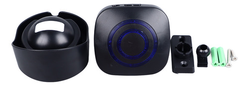 Timbre Con Sensor De Movimiento, Color Negro, 38 Tonos De Ll