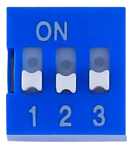 Tecneu Kit 50 Piezas Interruptores Dip Switch 3 Posiciones Deslizable