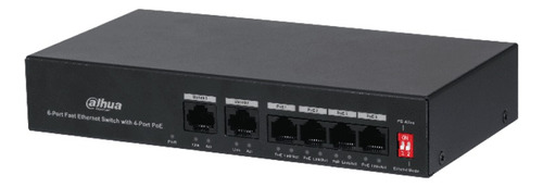 Switch Poe De 6 Puertos Fast Ethernet/4 Puertos Poe 10/100