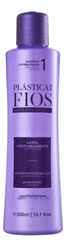 Cadiveu Plastica Dos Fios Shampoo Antirresiduo 300ml  Passo1