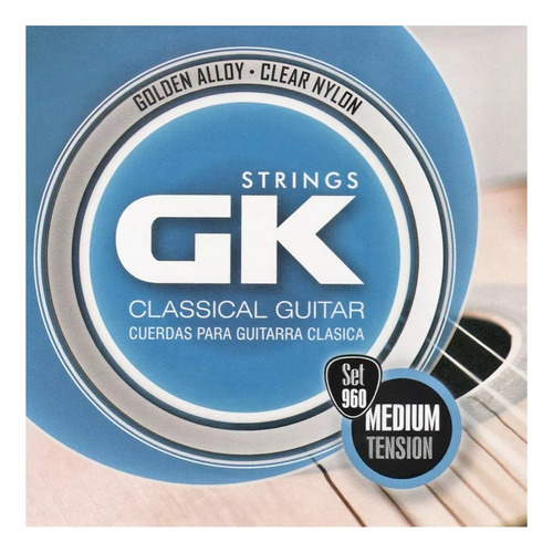 Encordado Gk Guitarra Clásica Criolla 960 Pack X 12 + Envio 