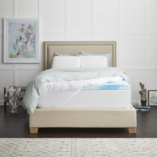 Colchón De 10 Cm Con Gel Y Memory Foam Para Camaindividual
