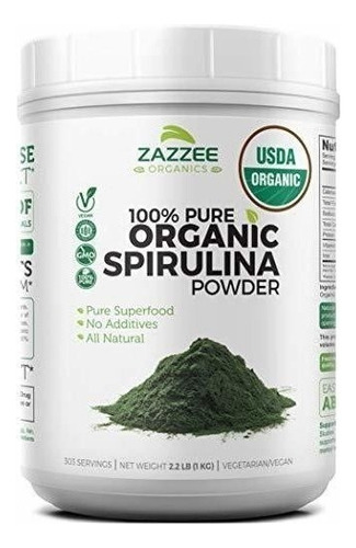 Espirulina Organica Natural 100% Puro Sin Aditivos 1 Kg