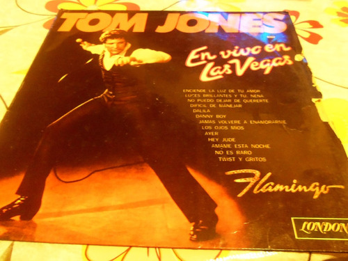 Tom Jones En Vivo En Las Vegas Vinilo