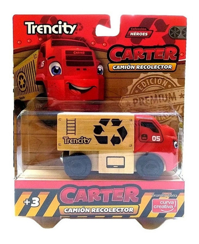Imagen 2 de 10 de Trencity Carter Premium Colección Héroes - Tienda Oficial -
