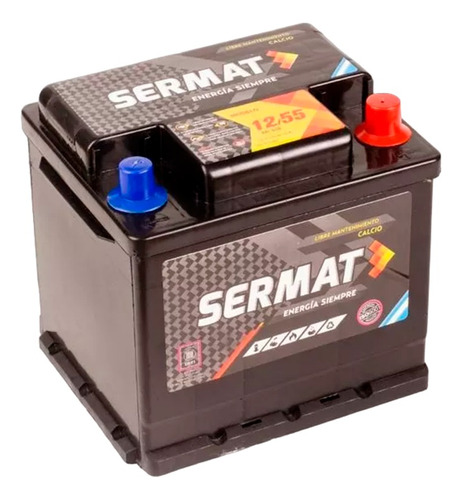 Bateria Sermat 12 X55 Amp 21x17x19 Cm