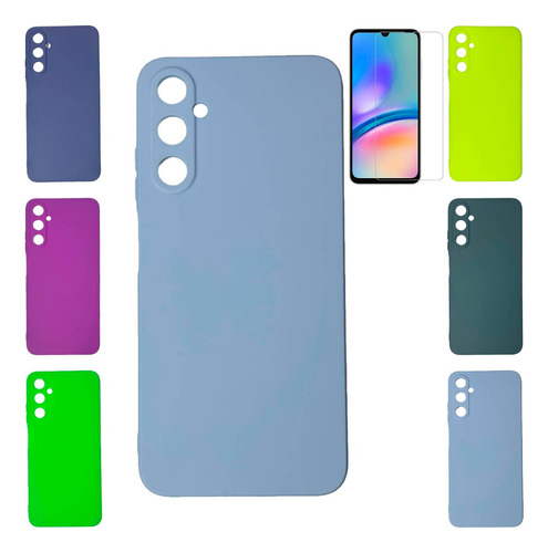 Funda Samsung Galaxy A05 S Silicona Protector Y Vidrio