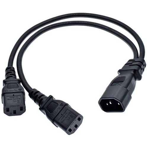 Divisor C14 2x C13, Divisor C14 (30 Cm), Enchufe Macho ...