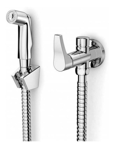 Ducha Higienica Celite Like Com Derivação Cromado B5005cycrb Acabamento Brilhante Cor Prateado